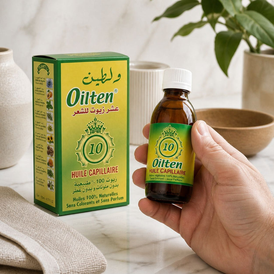 Plantil Mélange 10 Huiles Cheveux Secs et Abîmés 125 mL - Bain d'Huile Avant Shampooing – application en situation réelle, geste de soin quotidien