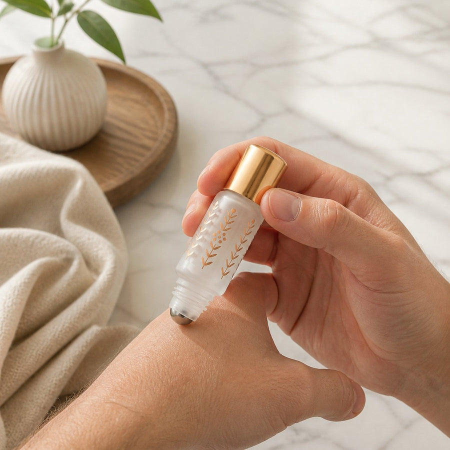 Musc Tahara Monoï 3 ml – application en situation réelle, geste de soin quotidien