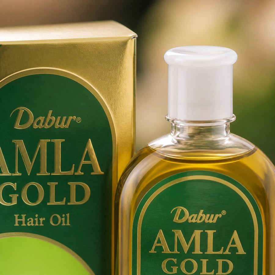 Huile Amla Authentique 100mL - Huile de Beauté Indiennes Fortifiant – gros plan sur la texture et la matière