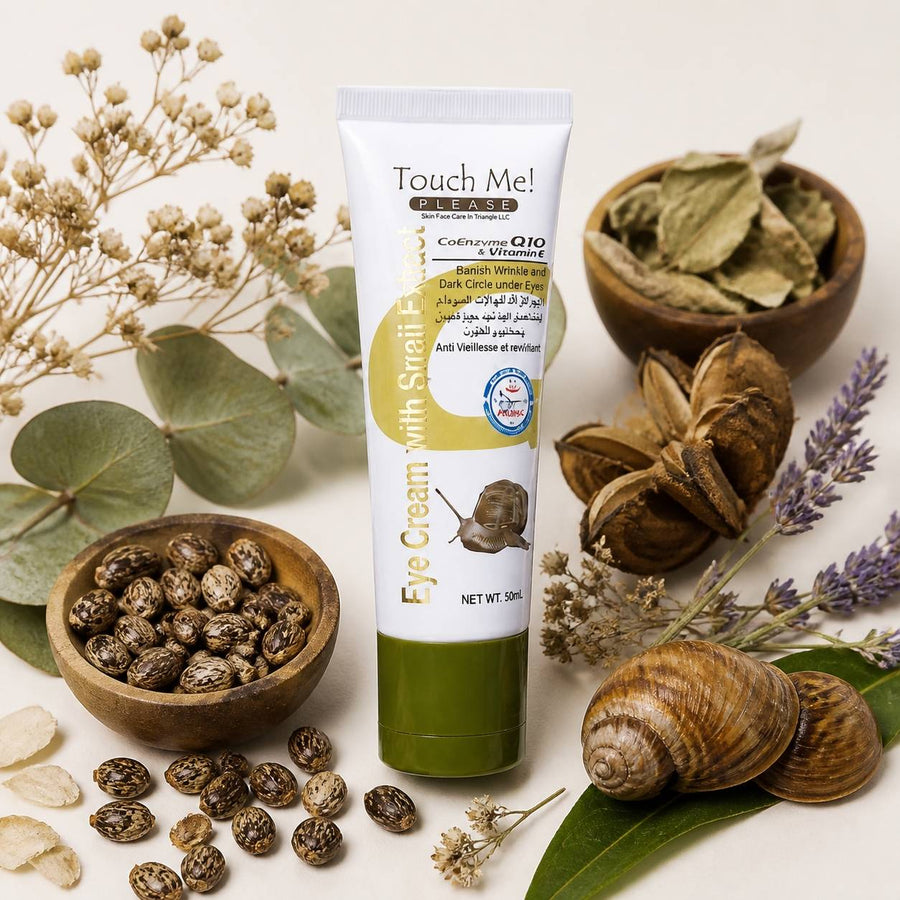 Pack 1 Crème à la bave d'escargots+Crème à la bave d'escargot contour des yeux – composition avec ingrédients naturels