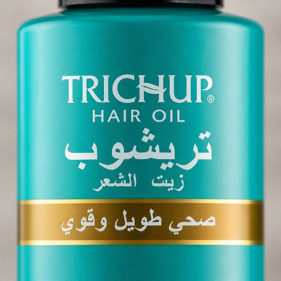 Pack Huile pour la Pousse des Cheveux 200mL + Huile Anti-chute 100mL Trichup – gros plan sur la texture