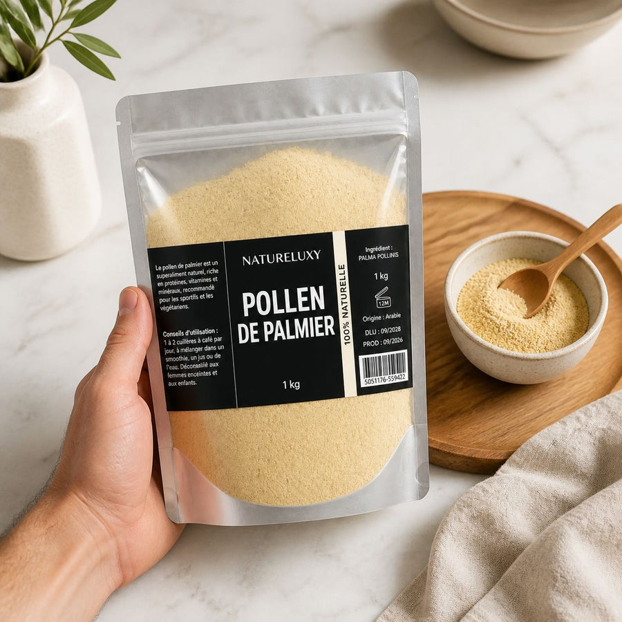 Pollen de palmier 1kg – application en situation réelle, geste de soin quotidien