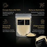 NATURELUXY Pollen de Palmier - infographie bénéfices