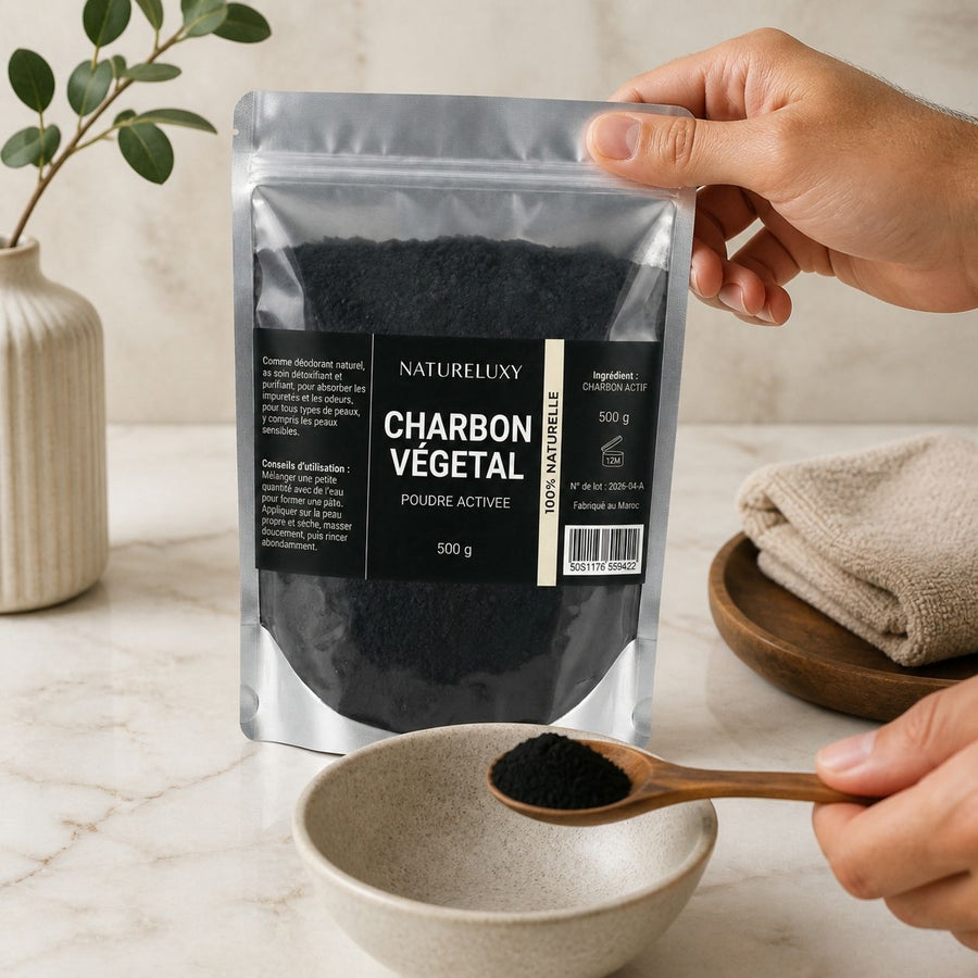 Poudre de Charbon Dentaire 500 g - Hygiène Buccale – application en situation réelle, geste de soin quotidien