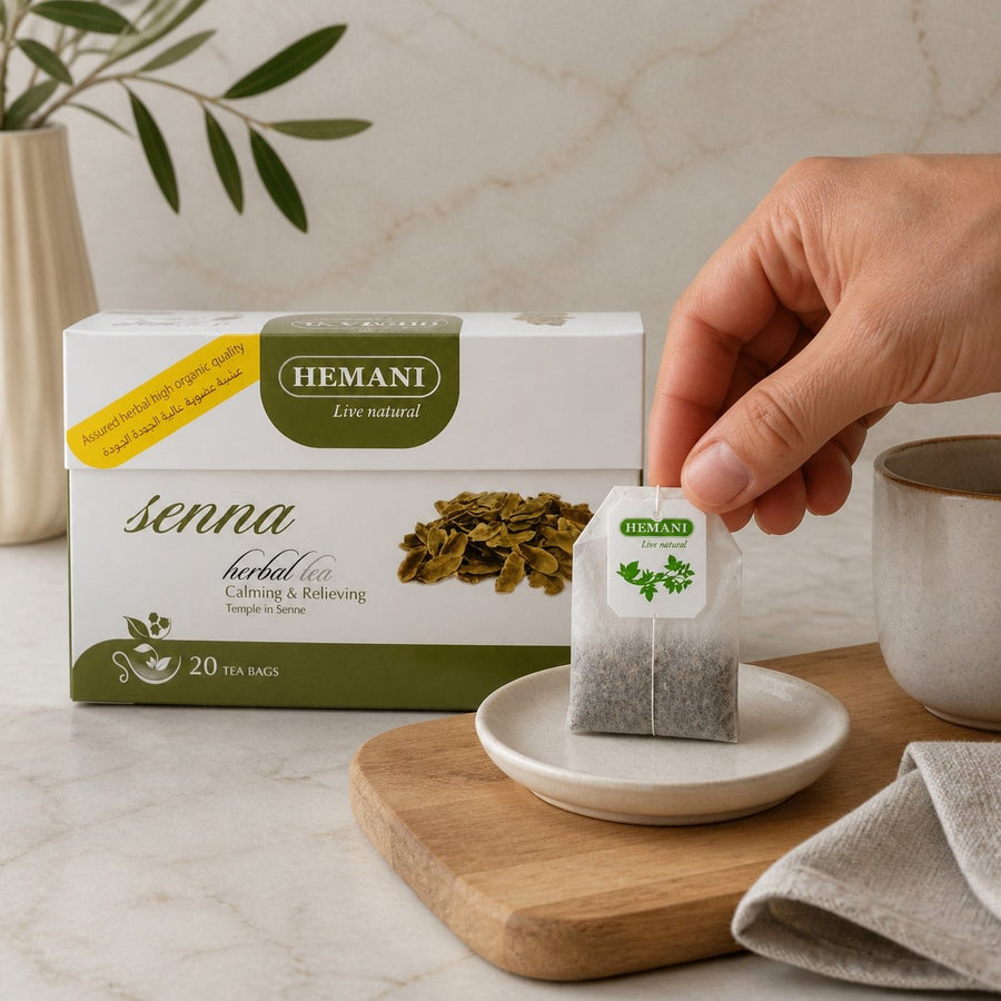 Tisane de Séné Hemani 20 Sachets - Infusion Plantes – application en situation réelle, geste de soin quotidien