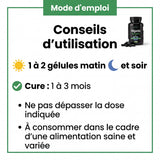 60 Gélules Nigelle d’Éthiopie – Poudre 99,7% Pure – Gélules Végétales