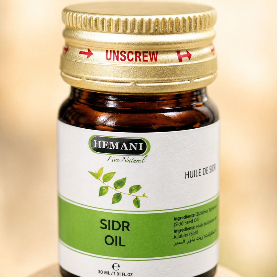 Hemani Sidr Oil 5x30mL — texture closeup