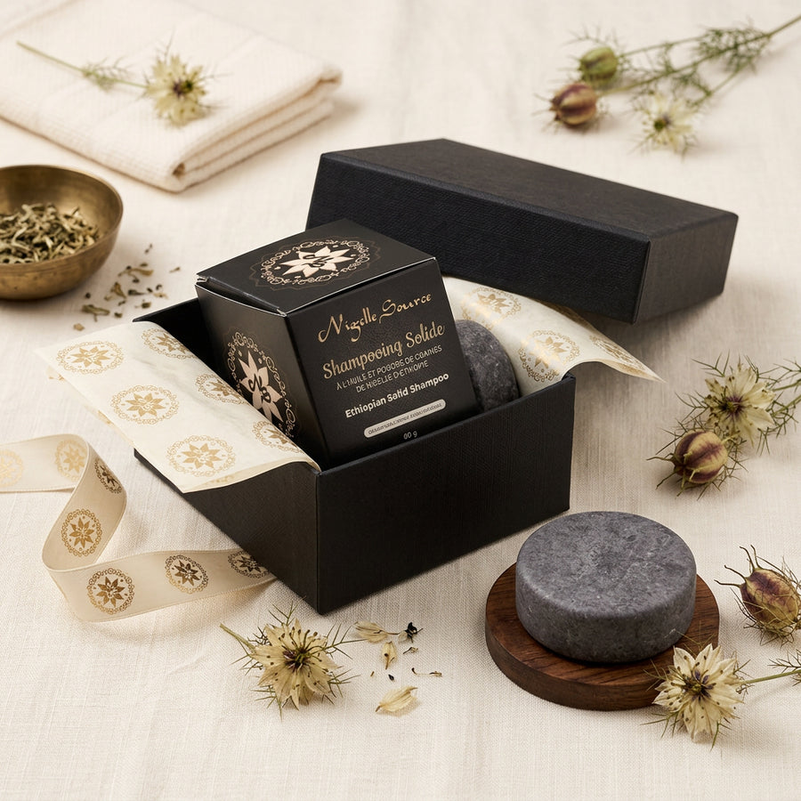 Shampooing Solide - présentation packaging