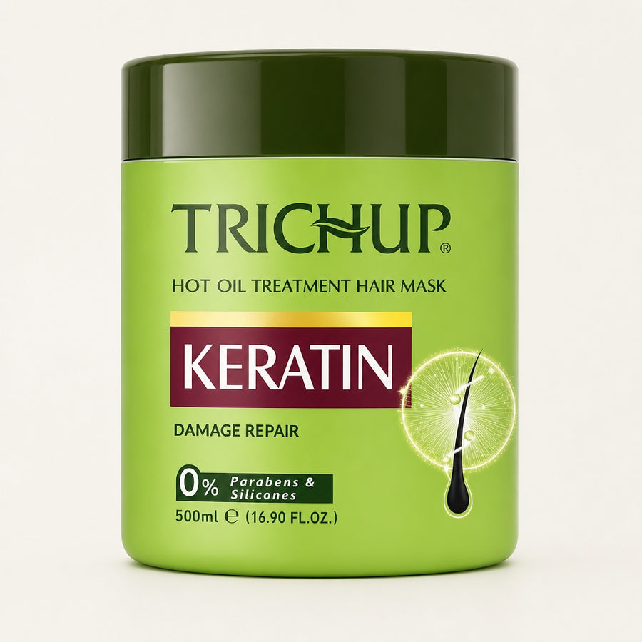 Masque Capillaire Keratine Trichup 500 ml — vue principale hero, pot Trichup authentique