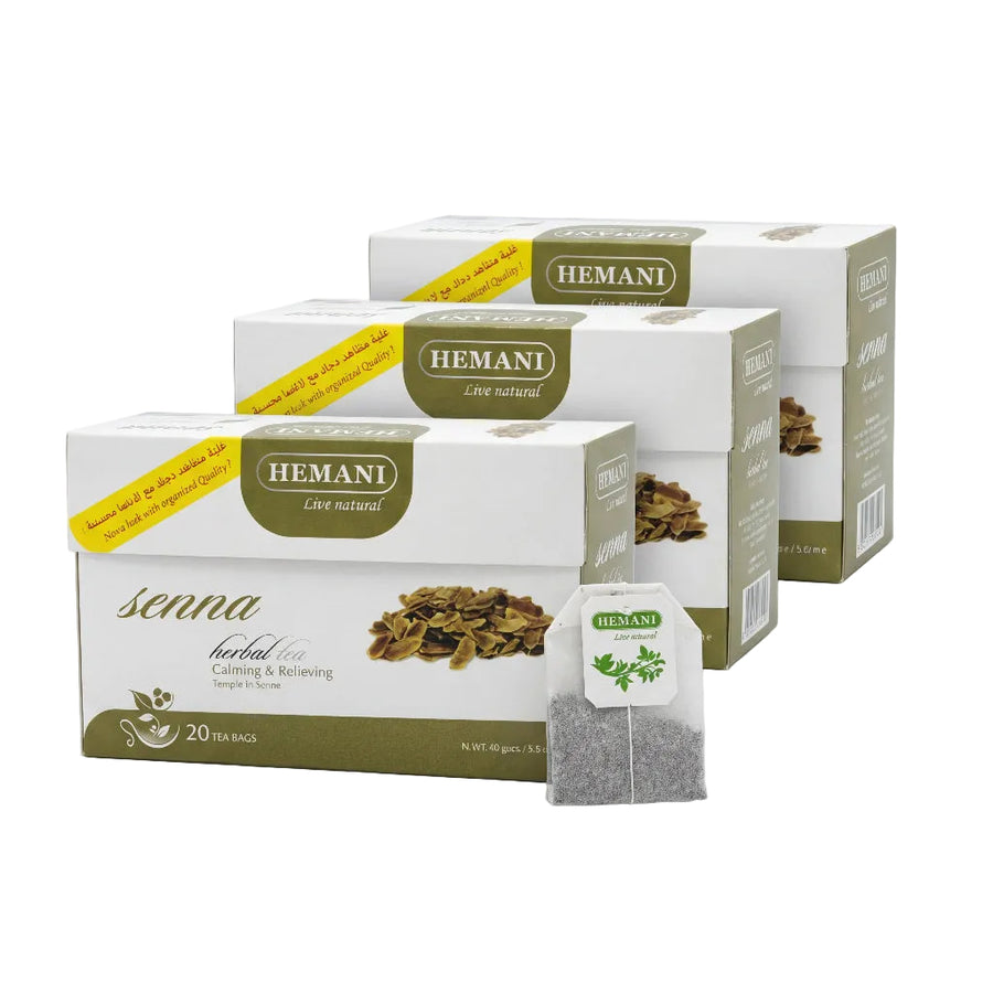 Tisane au séné – 60 sachets (3 boîtes x 20) Hemani