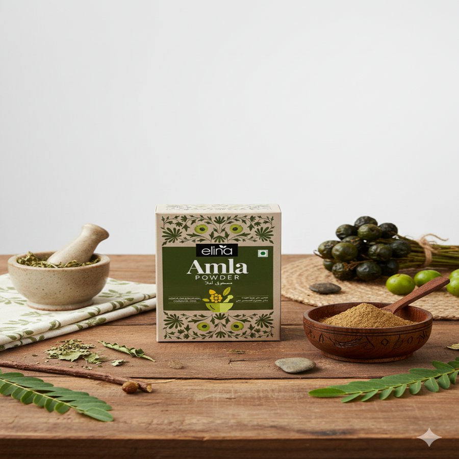 Poudre d’Amla pure 100 g – soin capillaire et visage