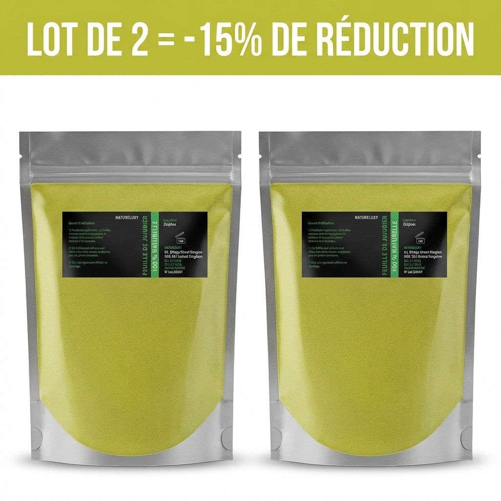 Sidr en Poudre NATURELUXY — 1 kg — 100% Naturel — Origine Maroc