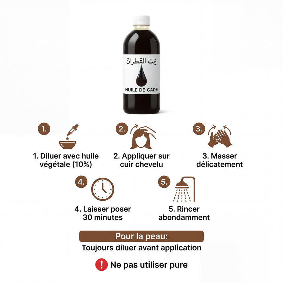 huile de cade Végétale - 1L – produit naturel présenté par Natureluxy