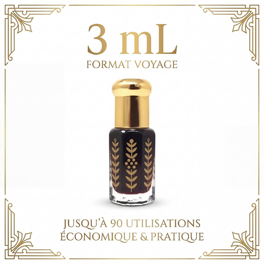 Huile essentielle de Musc Noir Black Musk 3 mL + Applicateur – produit naturel présenté par Natureluxy
