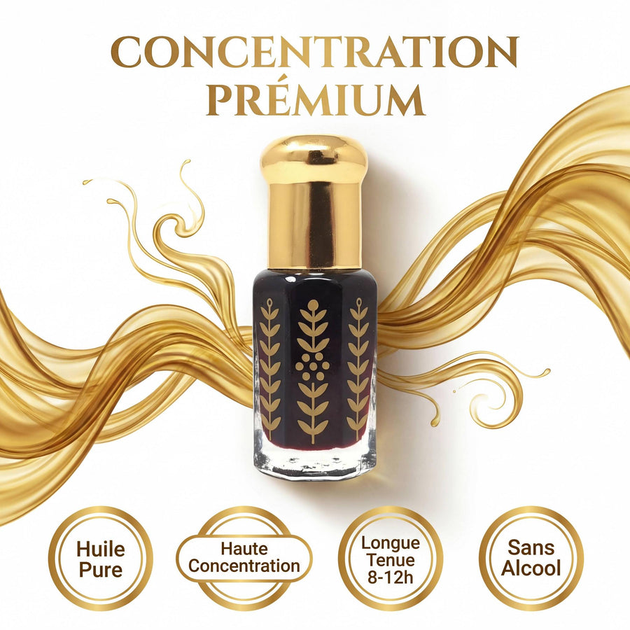 Huile essentielle de Musc Noir Black Musk 6 mL + Applicateur – produit naturel présenté par Natureluxy