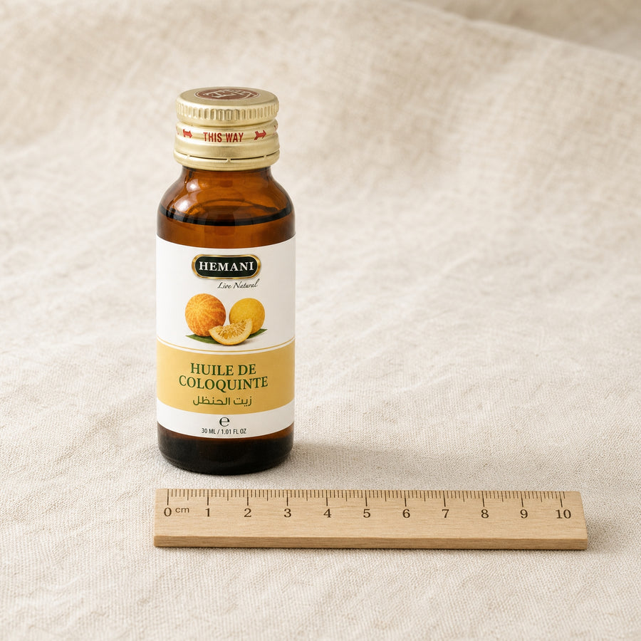 Hemani Huile de Coloquinte 30 mL — Dimensions & échelle