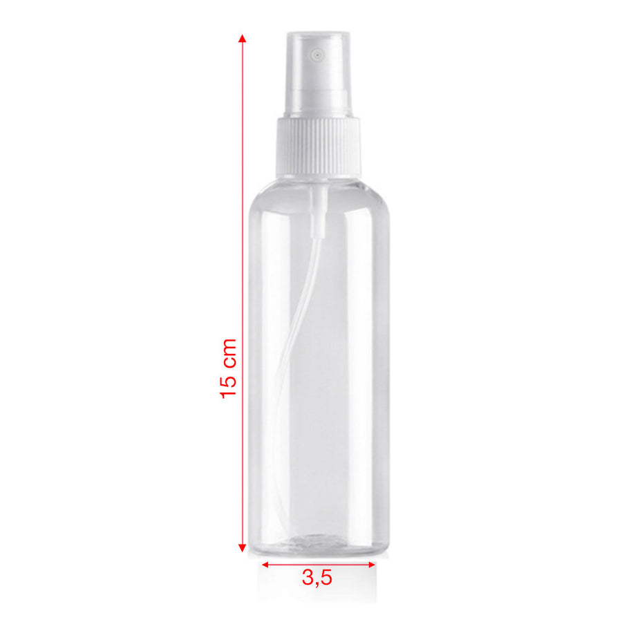 Lot de 12 Flacons Vaporisateur 100ml Vide Sac Atomiseur de Poche Spray Plastique