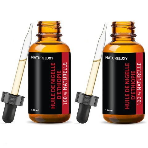 2 Schwarzkümmelöl aus Äthiopien 100 ml Pipette 100 % natürlich -5 %