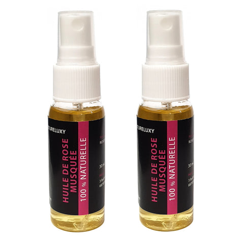 2 Huile de Rose Musquée 30mL Spray 100% Naturelle -5%