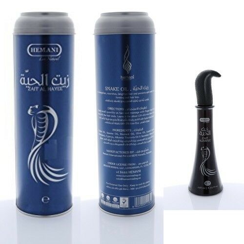 5 Huiles de Serpent Pour la Pousse des Cheveux Zait Al Hayee - HEMANI - 250 ml