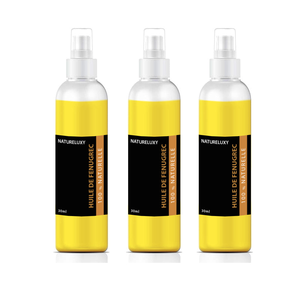 3 Huile de Fenugrec cosmétique 30mL Spray -10%