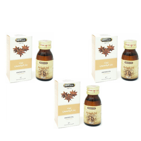 3 Huile d'Anis 30mL 100% Naturelle Hemani -10%