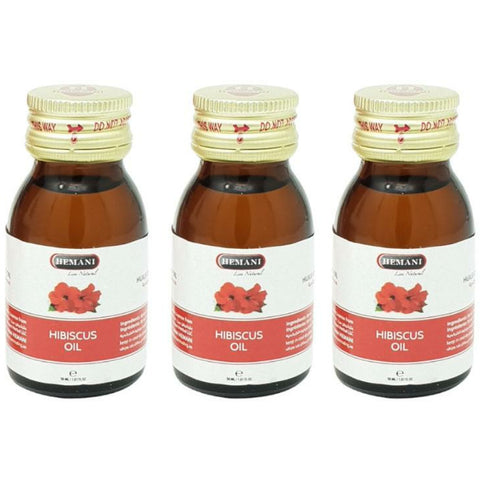 3 Hibiskusöl 30 ml 100 % natürliches Hemani -10 %