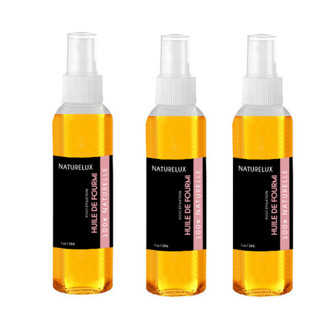 3 Ameisenöl gegen Haarwuchs 30 ml Natureluxy Spray -10 %