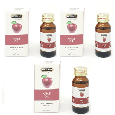 3 Huile de Pomme 30mL 100% Naturelle Hemani -10%