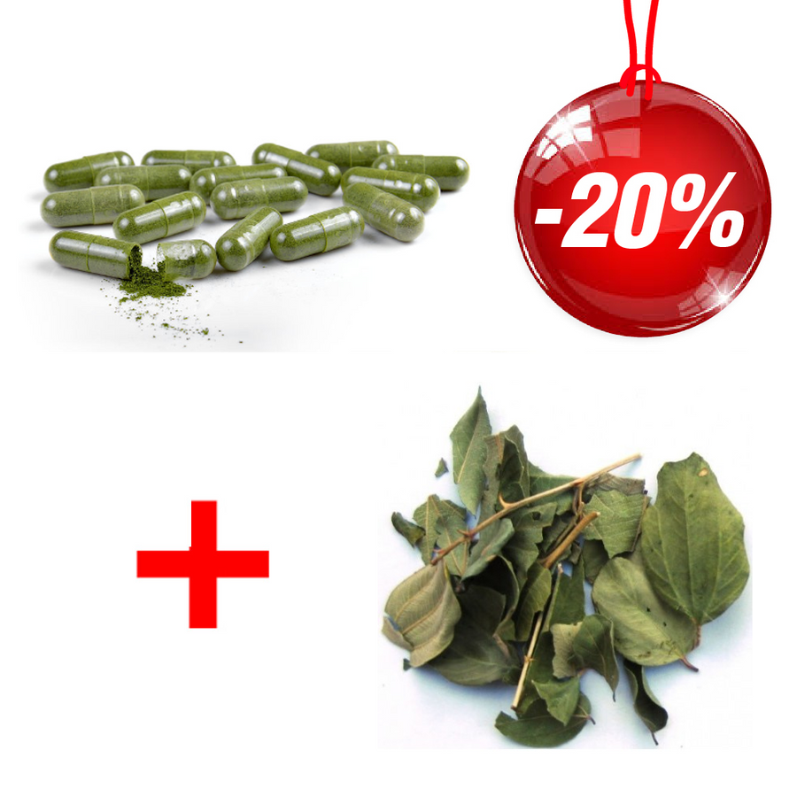 Pack 120 gélules de Sidr + Feuille de Sidr 100g (Feuilles de Jujubier) -20%