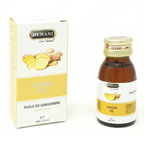 Huile de Gingembre 30mL 100% Naturelle Hemani