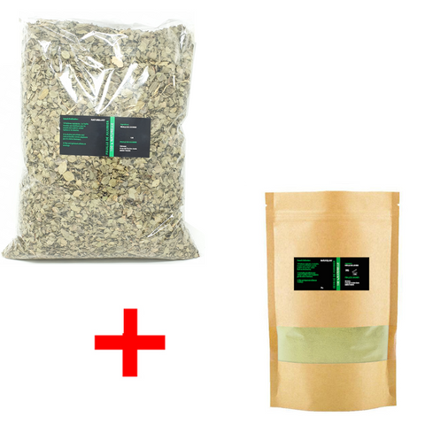 Pack Poudre de Sidr (Feuilles de Jujubier) 1Kg + 1Kg Feuille de Sidr -20%