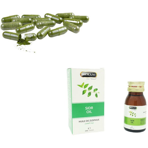 Pack 120 gélules de Sidr + Huile de Sidr 30mL Hemani