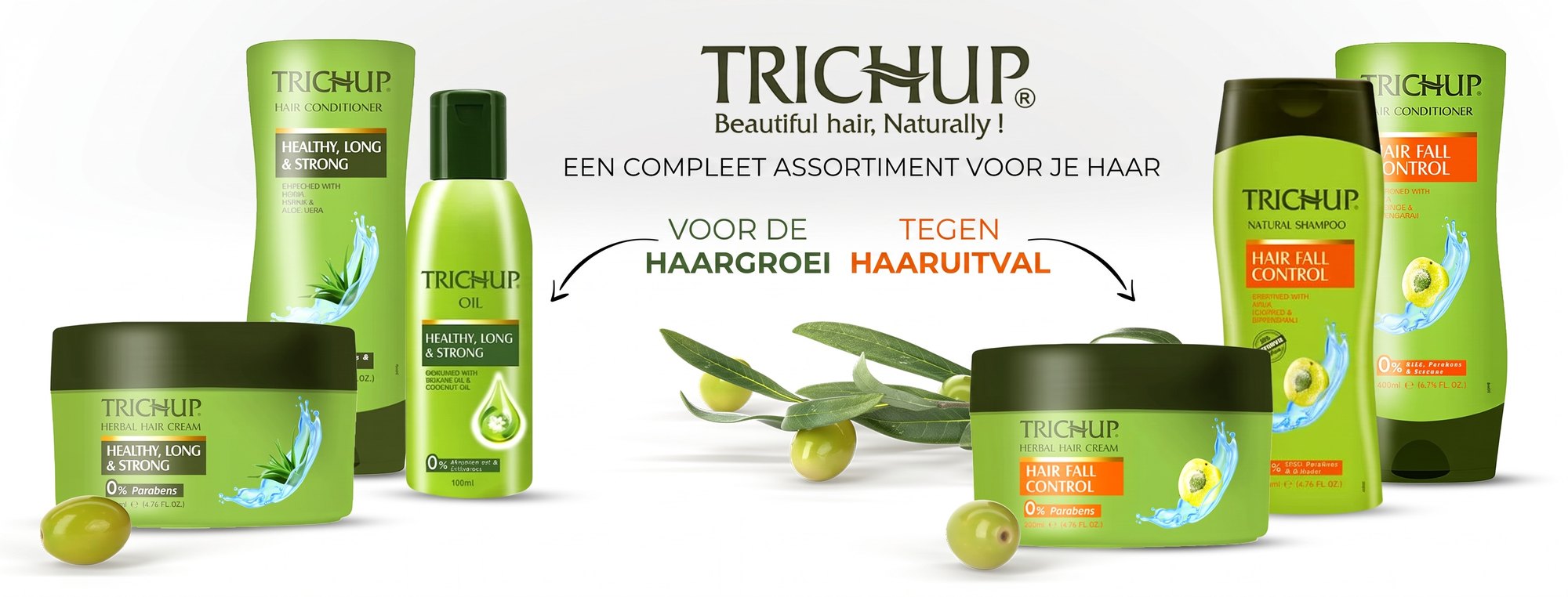 Trichup : gamme de soins capillaires à base de plantes pour la pousse et contre la chute des cheveux